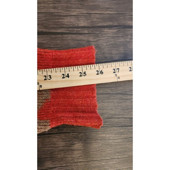 Gimaguas Womens Sweater Medium Orange/Brown Paisley‎ Print Wool Blend 70's Retro - Picture 9 of 10
